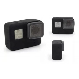 Protector De Silicona Negro Compatible Gopro Hero 5 6 7