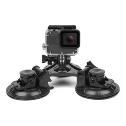 Soporte Triple Ventosa Brazos Flexibles Compatible Gopro