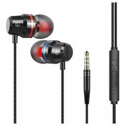 Auriculares Cableados Jack 3.5 Mm Con Micrfono