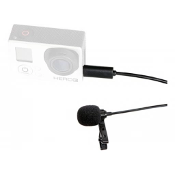 Microfono Compatible Para Gopro Mini Usb + Clip Collar