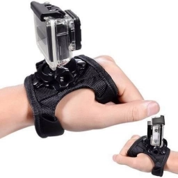 Soporte Compatible Gopro Guante Muequera 360