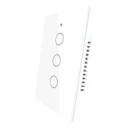 Interruptor Luz 3 Banda Tctil Tuya Smart Wifi Sin Neutro