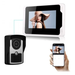 Timbre Con Cmara y Pantalla 7 Inteligente Tuya Smart WiFi