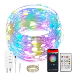 Tira Luces Led Navidad Smart Wifi Audioritmicas Rgb Tuya 10m