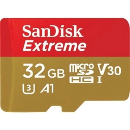 Memoria Micro Sd Extreme U3 Sandisk 32gb C/ Adaptador Gopro