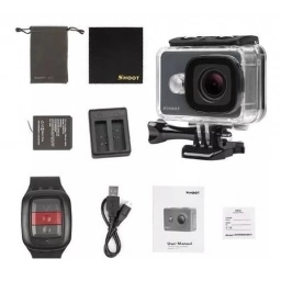 Camara Accin Shoot 4k Wifi 14mp Kit Control Cargador Grip